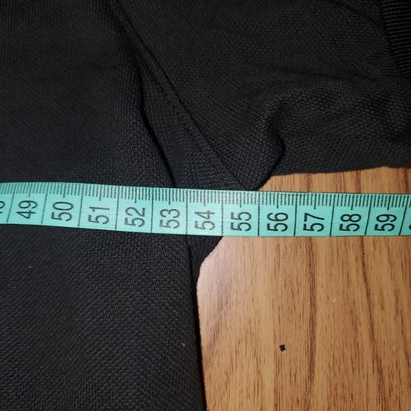 J. Lindeberg Golf Polo Shirt Mens Size XL Black Solid Macau JL - Picture 5 of 8